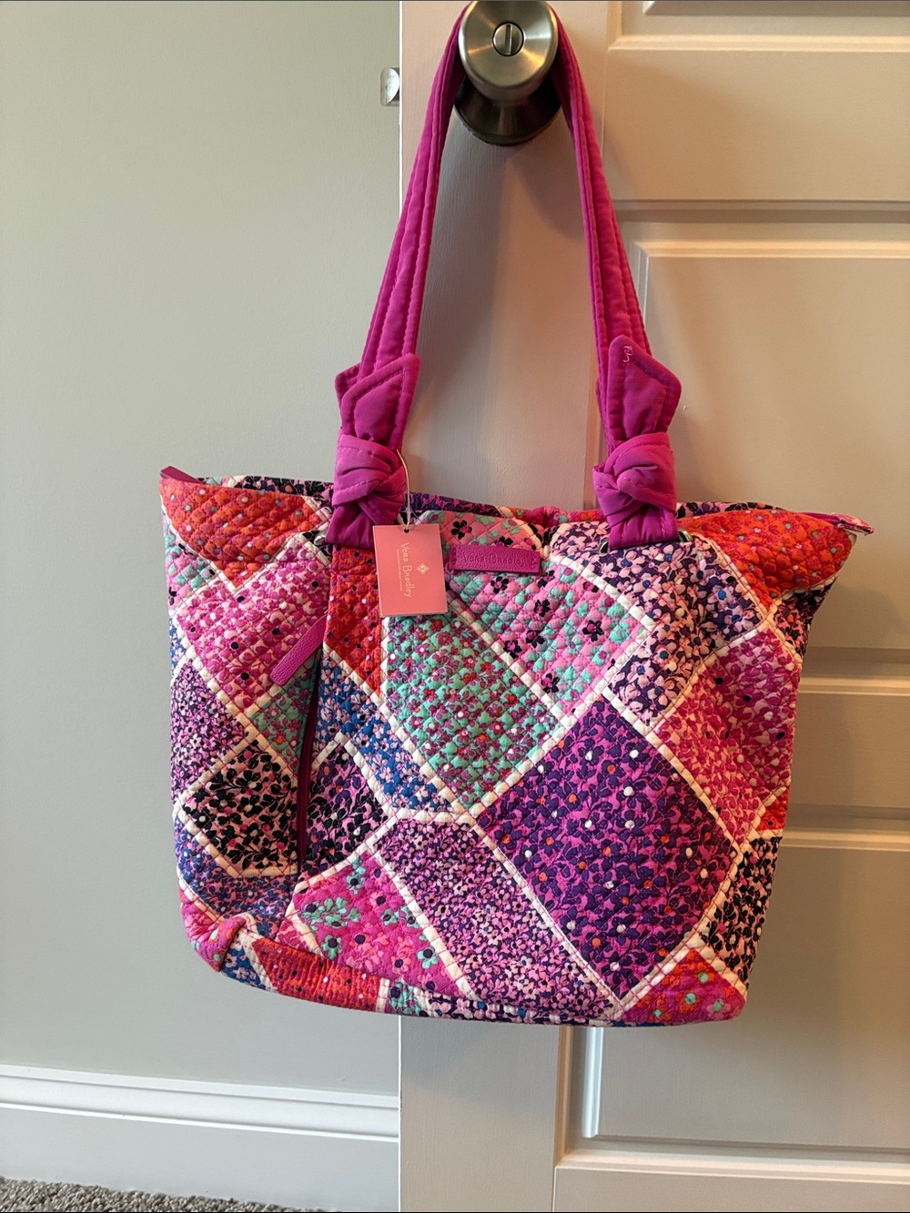 Vera Bradley Hadley East West Tote in Modern Medley